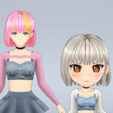 Modular Anime Female Character - Combo 4 (3 outfit)