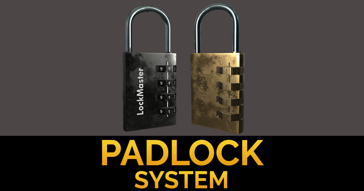 Padlock Puzzle System Systems Unity Asset Store