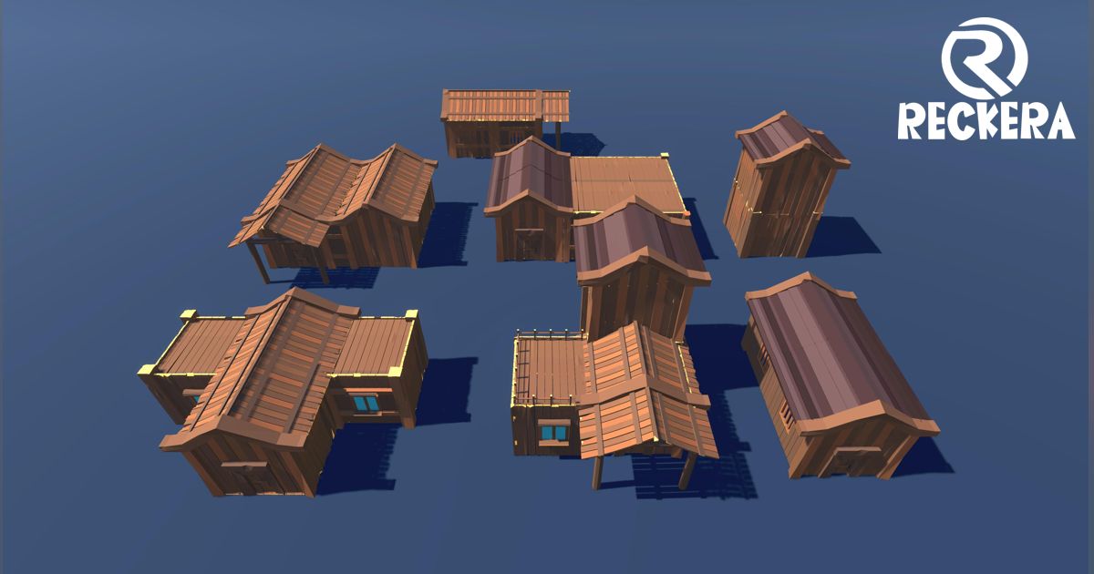 Low Poly Village Kit 01