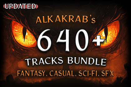 640+ Tracks Bundle by AlkaKrab