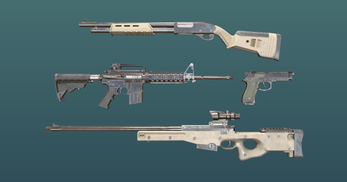 Fps Gun Pack | 3D Guns | Unity Asset Store