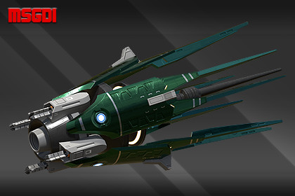 Spaceship Alien Ankla Frigate B