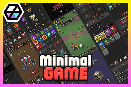 GUI Pro - Minimal Game Dark