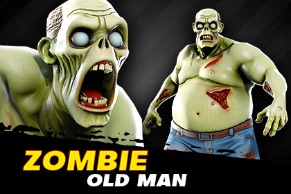 Stylized Zombie Fat Man