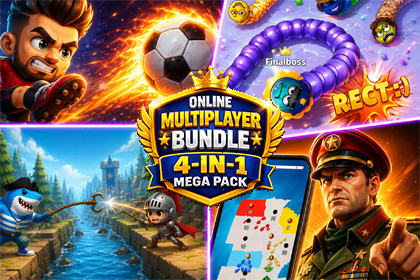 Ultimate Multiplayer Game Kit Bundle – 4 Complete Online Games (Photon Fusion 2)