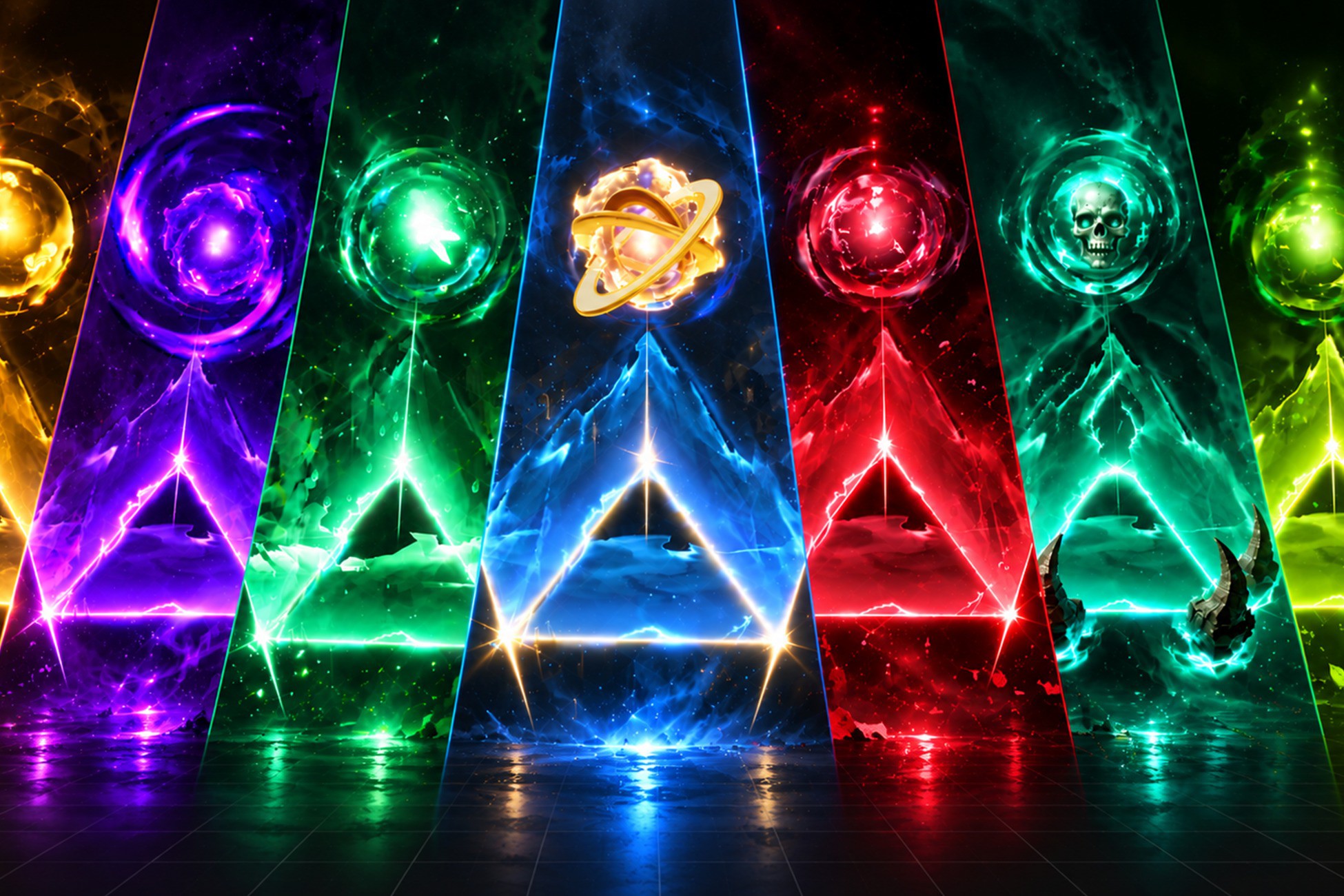 Triangle Burst Magic VFX