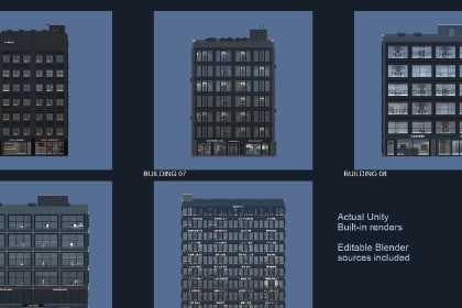 Japanese Local City Building Set Vol.2