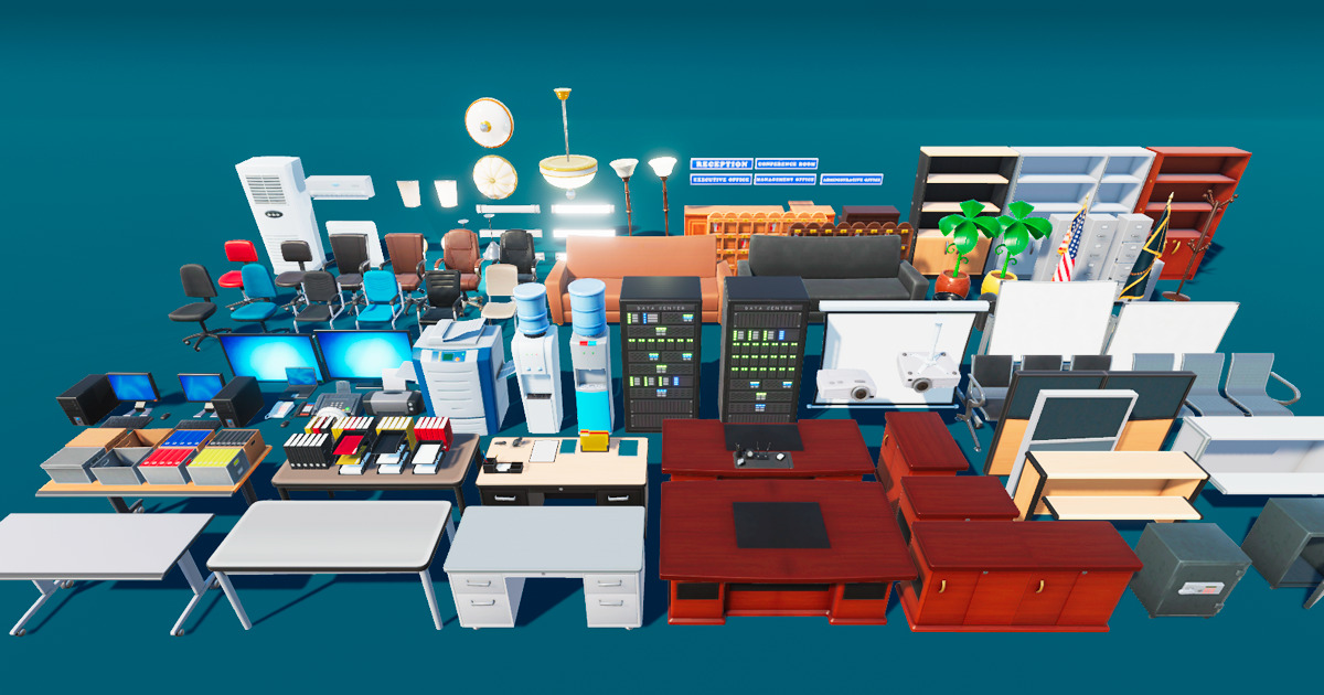 Stylized Interior Props Vol2 | 3D 인테리어 | Unity Asset Store