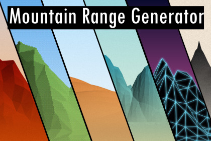 Mountain Range Texture Generator