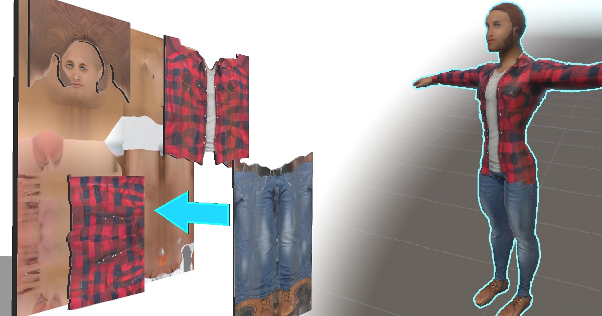 Human Texture Unity Character Texture Builder | 유틸리티 도구 | Unity Asset Store