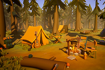 Camping Pack – Stylized Low Poly