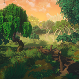 WETLANDS : Stylized Fantasy Swamp Environment