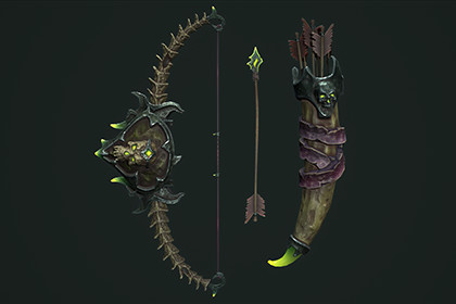 Undead bow quiver arrow