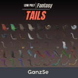 GanzSe Tails - Fantasy Low Poly Pack