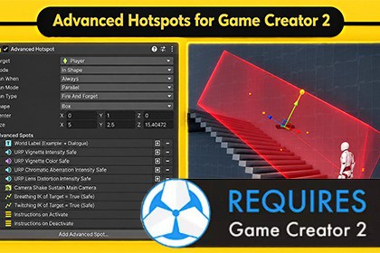 Advanced Hotspots for Game Creator 2