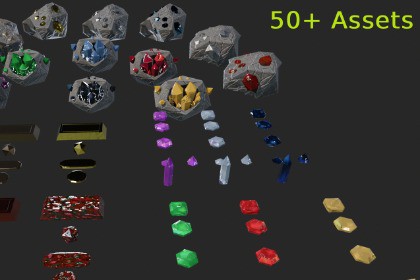 Stylized Mining & Crafting Resources Pack