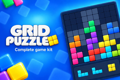 Ultimate Grids Puzzle Game Kit - Complete Mobile Puzzle Game