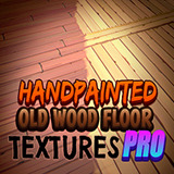 Handpainted Old Wood Floor Textures Pro | Terrain Tool | URP HDRP