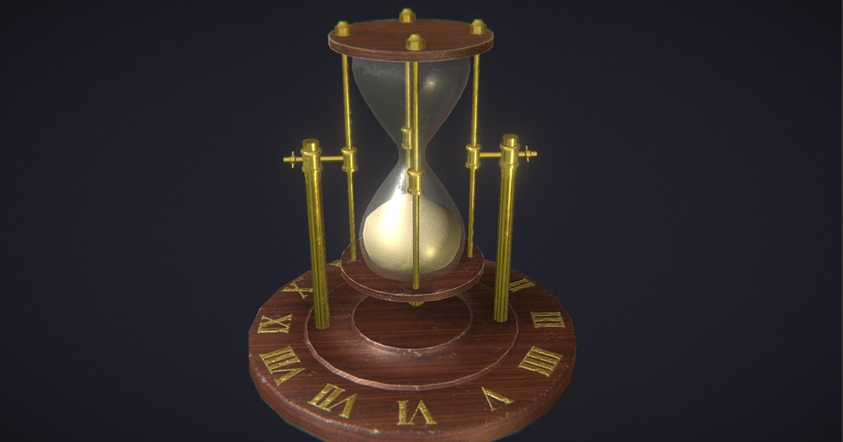 Sand Clock | 3D Interior | Unity Asset Store