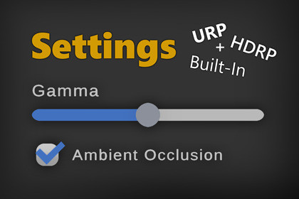 Settings & Game Options - Unified Menu Generator