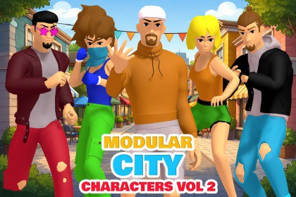 Stylized City Characters Vol 2