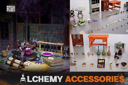 Medieval Alchemist Accessories