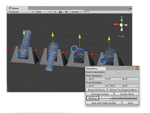ProPivot Modifier | 유틸리티 도구 | Unity Asset Store
