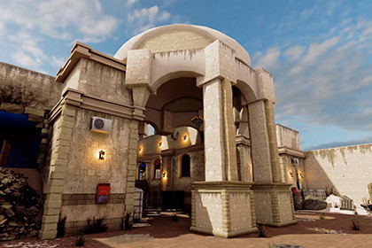 Bazar FPS Shooting Environment -- Game Ready