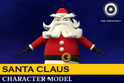 Santa Claus 3D Model