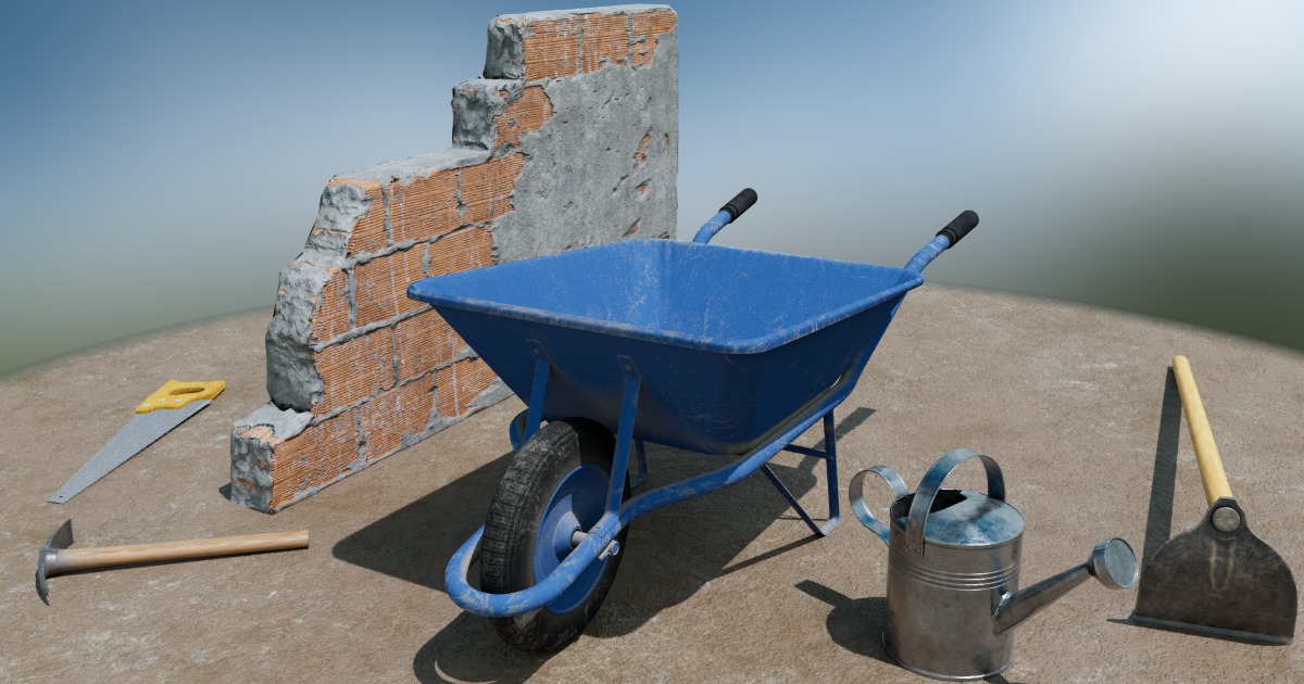 Gardening and Farming Tools | 3D Tools | Unity Asset Store