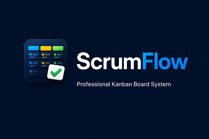 ScrumFlow - Professional Kanban Board System