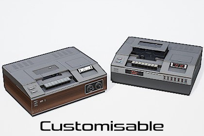 80s TVs Vol.7 Toploader VCRs