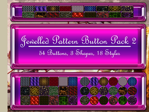 Pushable Button Texture Unity Jewelled Pattern Button Pack 2 | 2D Icons | Unity Asset Store