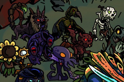 WreckCre8: 2D Handcrafted Monster Art Pack