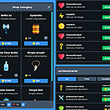 Ultimate Dark GUI PRO kit - complete UI + PSD sources