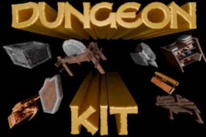 3D Modular Dungeon Kit