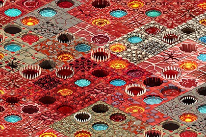 2D Isometric Modular Tileset – Flesh, Blood & Skull