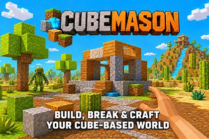 CubeMason: Cube based Terrain Building, Breaking & Crafting System