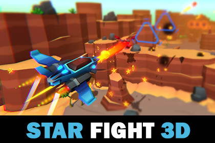Star Fight 3D (Rail Shooter) - Game Template