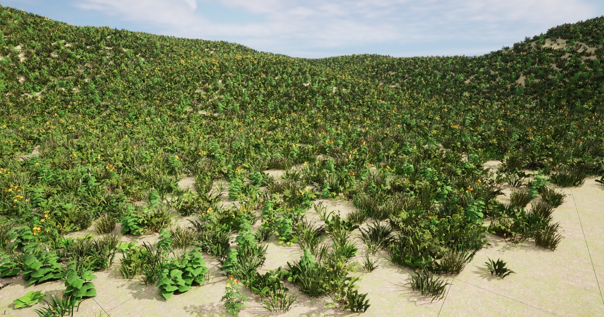 Realistic Meadow Grass Pack – Game Ready Foliage | 3D Landscapes ...