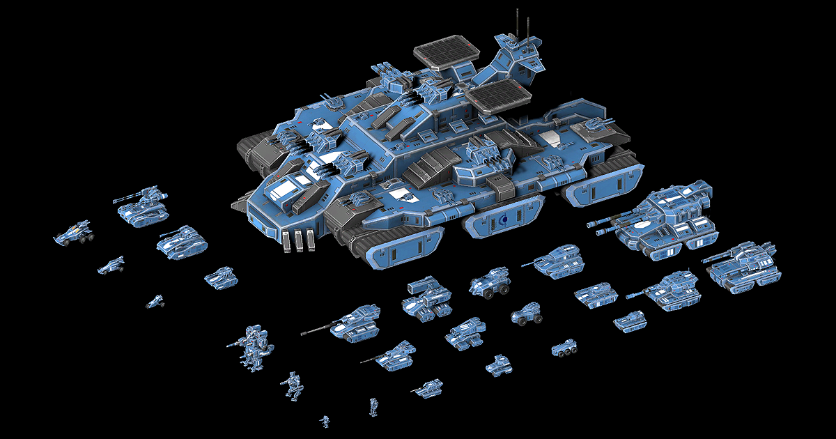 Scifi RTS Series Mega Pack II | 3D Land | Unity Asset Store
