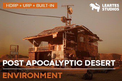 Post Apocalyptic Desert Environment ( Post Desert Apocalyptic Wild Desert 3D )