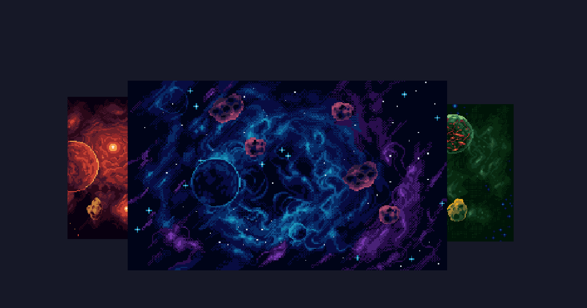 Warped Space Backgrounds | 2D | Unity Asset Store