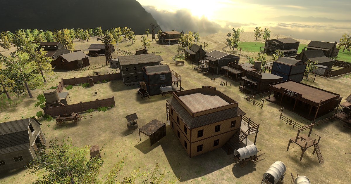 Wild Western Pack Volume 2 | 3D Historic | Unity Asset Store