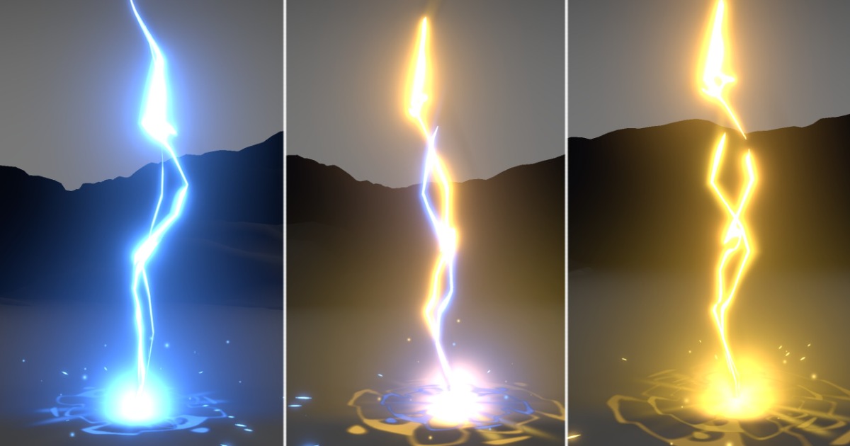 VFX Graph - Lightning Effects - Vol. 2 | VFX | Unity Asset Store