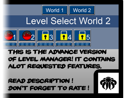 Level Manager Plus | GUI Tools | Unity Asset Store