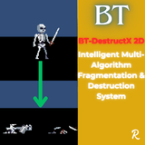 BT-DestructX 2D: Intelligent Multi-Algorithm Fragmentation & Destruction System