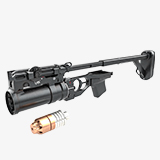 Grenade Launcher 03 Standalone Black URP HDRP Textures