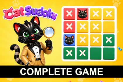 Cat Sudoku | 1500 Levels