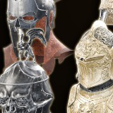 Medieval Fantasy Knights Helmets Pack